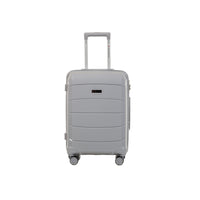 Air Canada Optimum 20" Hardside Carry-on Luggage - Spinner - Light Grey-Constructed in Polypropylene