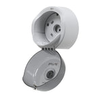 DISPENSER,TT,SOFPULLMINI,SM-Protect rolls with a key lock that helps prevent vandalism and pilferage