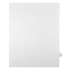 Mark Maker Legal Exhibit Index Tab White Single Tabs, 1/15th Cut, Letter Size, No Holes, Number 58, 25 Pack-White Single Tabs, 1/15th Cut