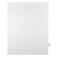 Mark Maker Legal Exhibit Index Tab White Single Tabs, 1/15th Cut, Letter Size, No Holes, Number 58, 25 Pack-White Single Tabs, 1/15th Cut
