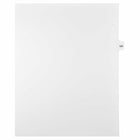 Mark Maker Legal Exhibit Index Tab White Single Tabs, 1/15th Cut, Letter Size, No Holes, Number 125, 25 Pack-White Single Tabs, 1/15th Cut