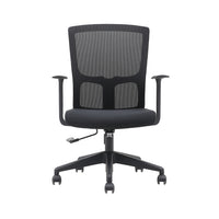 Brassex Baker Desk Chair - Black-Small parcel