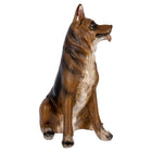 Truu Design Shepherd Dog Figurine, 8.5 inches, Brown-Realistic, features a very detail-oriented design