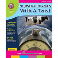 eBook: Nursery Rhymes With A Twist (PDF version - 1-User Download) - ISBN 978-1-55319-249-7 - Grade Pre-K - 1-You will receive two emails: one confirming your entire order, and one with a "Download Software" buttonYou can download immediately or return to your email to download later