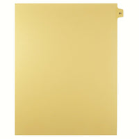 Mark Maker Legal Tabs - Letter Size - Buff - 1/15th cut - 25 tabs per package - 5 packages Pack - Number 91-Buff SingleTabs