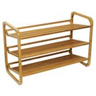 Oceanstar 3-tier Bamboo Shoe Rack (SR1231)-3 Tier shoe rack