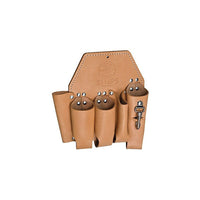 Klein Tools 5-Pocket Leather Tool Pouch (5118P5)-Material: Leather