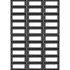 Ashley Productions Magnetic Labels, Chalk Loop - 90 Pack-Write On Wipe Off magnetic labels/Nameplates