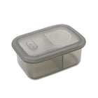 Minimal Silicone Bento Lunch Box - Grey - 700ml - Set of 2-FDA (US) and LFGB (EU) certified