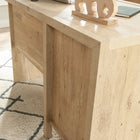Sauder 58"W Pacific View L-Desk - Prime Oak-10