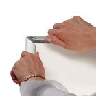 SECO Snap Poster Frame Case, 36 x 48 Inches, Silver-Easily switch posters without removing the frame from the wall