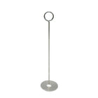 FuTECH PCHC18 Place Card Holders, Height 8", 10 Pack-Alligator clip grips displayed showcards, price tags, photos, memos and notes...etc. Modern and strong stainless steel cylindrical bases.