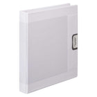 Wilson Jones Round Ring Professional Logo Binder - 3-Ring - Letter Size - 175 Sheet Capacity - 1" - White-1" ring, 11" x 8-1/2" sheet size