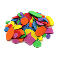 Charles Leonard Creative Arts Foam Shapes, Assorted Colours/Sizes, 3900 Pack (CHL70526)-Foam shapes aid to create colourful artwork