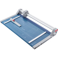 Dahle 552 20" Professional Rolling Trimmer-Rotary blade is encased in a protective housing