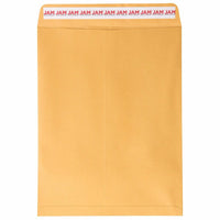 JAM Paper 10" x 13" Open End Catalog Premium Envelopes with Peel and Seal Closure - Brown Kraft Manila - 50 Pack-Colour: Brown Kraft Manila