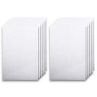 Office Works Dry-Erase Presentation Board Set, 20 x 30 inches, White, 10 Pieces-Packaging: includes a total of 10 foam boards