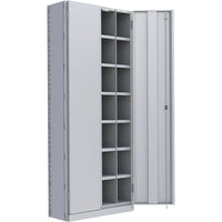 Metalware RK921 Boltless Shelving Unit, 8-Shelves, 36" x 12" x 88", Light Grey-Adjustable shelving system that provides high strength, yet economical storage capacity for your needs