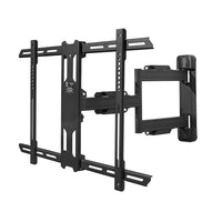 Kanto PS350 Full Motion TV Wall Mount for 37-inch to 60-inch TVs, Black-Fits most flat panel TVs from 37" to 60"