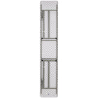Flash Furniture 18"W x 96"L Granite Plastic Folding Training Table - White-Seats up to 4 Adults