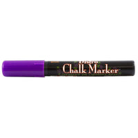 JAM Paper Marvy Uchida Liquid Chalk Markers Erasable Dustless - Broad Point - Purple-These versatile Chalk Markers can be used on any non-porous surface such as: Whiteboards, Lightboards, Chalkboards, Windows, Windshields, and more!
