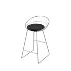 Plata Import Kylie Bar Stool, Chrome (BS-8321-CHR)-Bar Stool