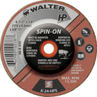 Walter Surface Technologies Hp Combo Spin-On Combination Wheel - 12 Pack-Arbor Size 5/8"-11