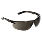 Techno Safety Glasses - Smoke - 4A Coating-Wraparound lightweight, frameless spectacle