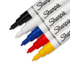 Sharpie Water-Based Poster Paint Marker - Assorted Colours - 5 Pack-Black, Blue, White, Red, Yellow