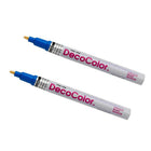 Marvy Uchida Fine-Line Opaque Paint Markers - Blue - 2 Pack-Marker Tip: Fine Point