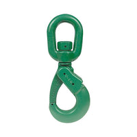 Campbell Alloy Steel Self-Locking Swivel Hooks, for Chain Diameter Size: 1/2" (5798895)-Hook Type: Eye Locking Hook