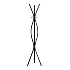 Monarch Specialties 2051 Coat Rack - Black Metal Contemporary Style-Coat Rack
