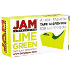 JAM Paper Office & Desk Sets, Tape Dispenser Stapler Pack of Staples, Lime Green and Green (33758LGGR)-Quantity: (1) Stapler, (1) Box of Staples (5000 ct), (1) Tape Dispenser (tape not included)