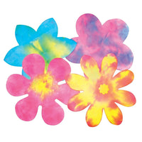 Roylco 9" x 9" Colour Diffusing Paper Flowers Shape, 240 Pack (R-2440)-Ages 4+