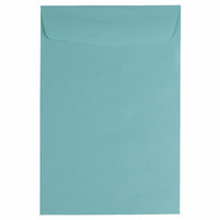 JAM Paper 6" x 9" Open End Catalog Envelopes - Aqua Blue - 50 Pack -Colour: Aqua Blue