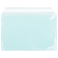 JAM Paper Cello Sleeves, A9, 5 7/16 x 8.63, Aqua Blue, 100 Pack (2784901)-Dimension: 5-3/7"h x 8-5/8"w x 1/5"d