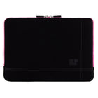 Vangoddy 13.3" Microsuede Laptop Sleeve - Pink-Back zippered compartment is great for holding accessories