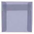JAM Paper 8.5 x 8.5 Square Envelopes, Wisteria Purple Translucent Vellum, 50 Pack (1592157I)-Wisteria purple translucent envelope
