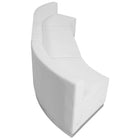 Flash Furniture HERCULES Alon Melrose LeatherSoft Reception Configuration - 3 Pieces - White-Modular components make reconfiguring easy with endless possibilities