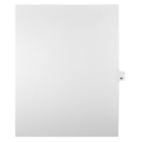 Mark Maker Legal Tabs - Letter Size - White - 1/25th cut - 25 tabs per package - 5 packages Pack - Number 64-White Single Tabs