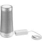 Harman Kardon Invoke Voice Activated Speaker - Silver-Proprietary 360-degree adaptive technology, featuring 7 microphones that recognizes all details of your voice commands from any direction