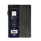 Cambridge Bungee Notebook with Pen Loop - 8-1/2" x 6" - Light Grey-Casebound