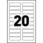 Avery Multi-Purpose Removable Labels, 1/2" x 1-3/4", 400 Pack (2312)-Label Size: 1/2" x 1-3/4"