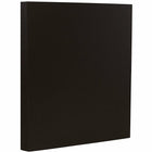 JAM Paper Matte Cardstock, 8.5 x 11, 80lb Black Smooth, 50/Pack (64429575)-Size: 8.5 x 11 inches