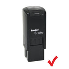 Trodat S-Printy 4921 Self-Inking Stamp Red Ink, Checkmark (97463)-Self-inking mini stamp with a "Checkmark" symbol impresison in red ink