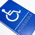 Futech WS001 Single Handicap Sign-Material: Plastic - Colour: Navy Blue