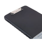 Staples Storage Box Clipboard - Black-Unique hinge and clasp system ensures durability