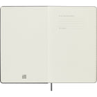 Moleskine Undated Weekly Planner - 12 Month - Large - Black - Hard Cover - 5" x 8.25"-Hard cover, Black