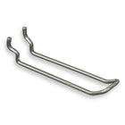 Azar Displays 4" x 0.148" Safety Metal Loop Hooks, 50 Pack-Safe and sturdy way to hang items from a pegboard system