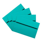 JAM Paper A8 Invitation Envelopes, 5.5 x 8.125, Brite Hue Sea Blue Recycled, 100 Pack (70231g)-Closure: Gum